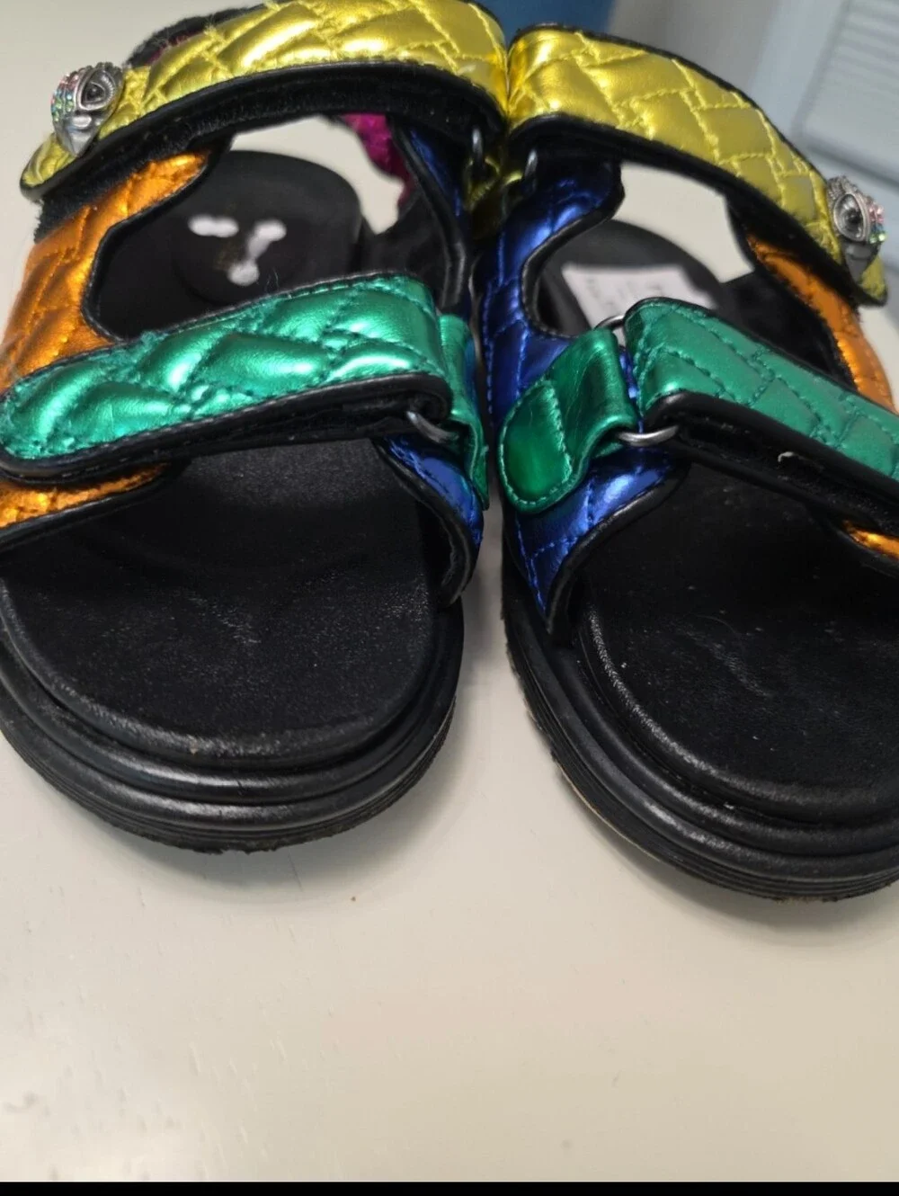 Kurt Geiger Mini Orson rainbow Sandal- EU 35/ 4M